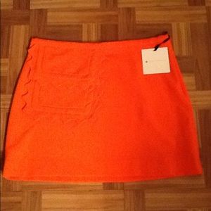 Bright Orange Victoria Beckham for Target Skirt